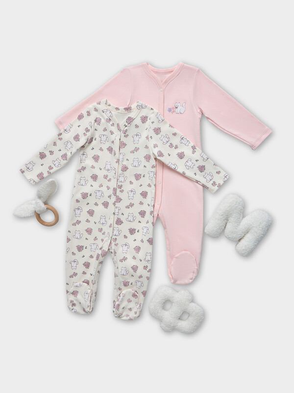 КОМБИНЕЗОН НАТЕЛЬНЫЙ ДЕТСКИЙ (2ШТ.) 14005-2