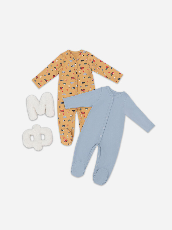 КОМБИНЕЗОН НАТЕЛЬНЫЙ ДЕТСКИЙ (2ШТ.) 14005-2