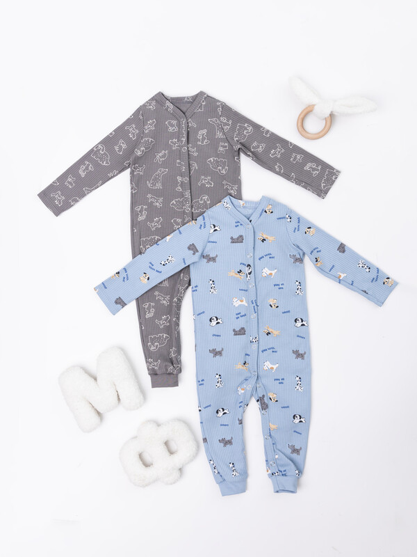 КОМБИНЕЗОН НАТЕЛЬНЫЙ ДЕТСКИЙ (2ШТ.) 14012-2