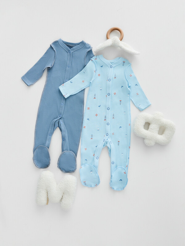 КОМБИНЕЗОН НАТЕЛЬНЫЙ ДЕТСКИЙ (2ШТ.) 14014-2