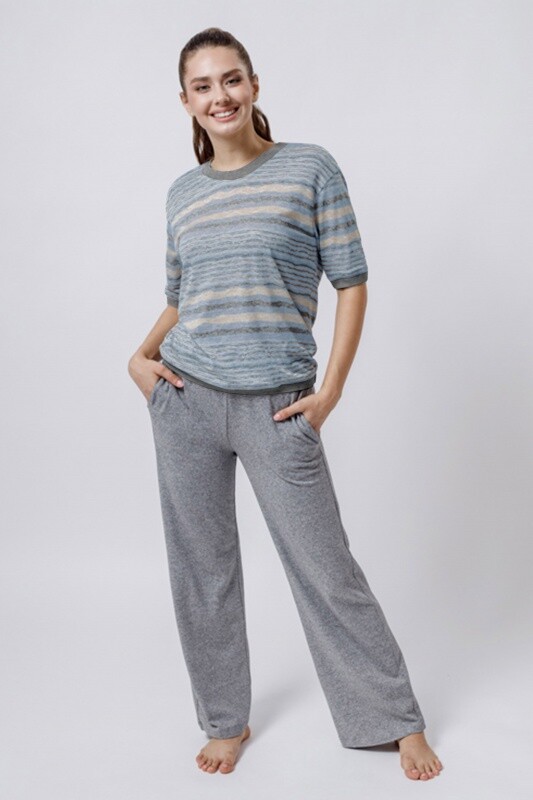 Костюм блуза/брюки:жен. МОДЕЛЬ 1