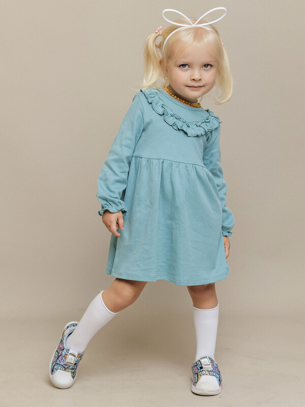 Платье с длинным рукавом (022_ОН24)