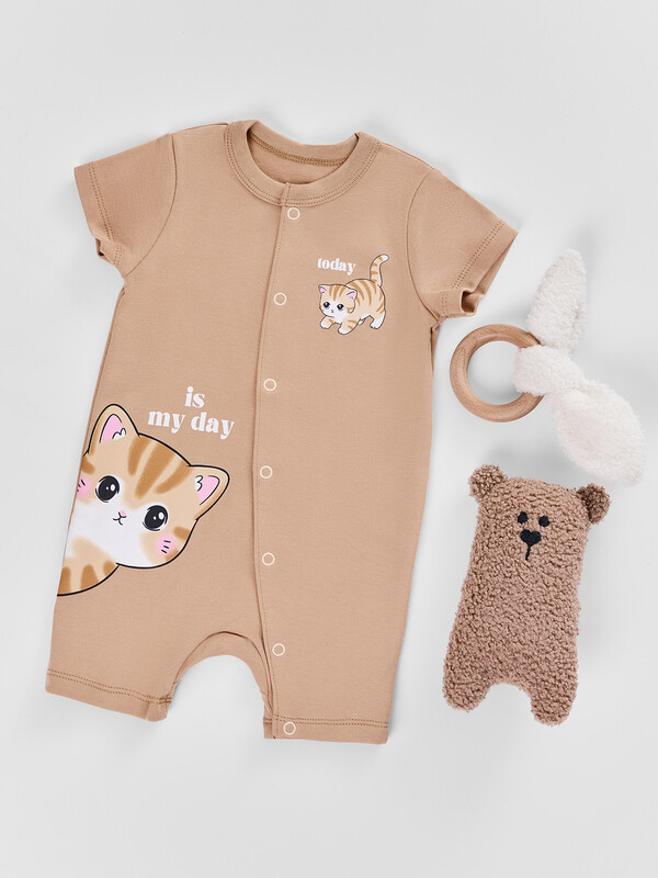 ПОЛУКОМБИНЕЗОН НАТЕЛЬНЫЙ ДЕТСКИЙ 13021