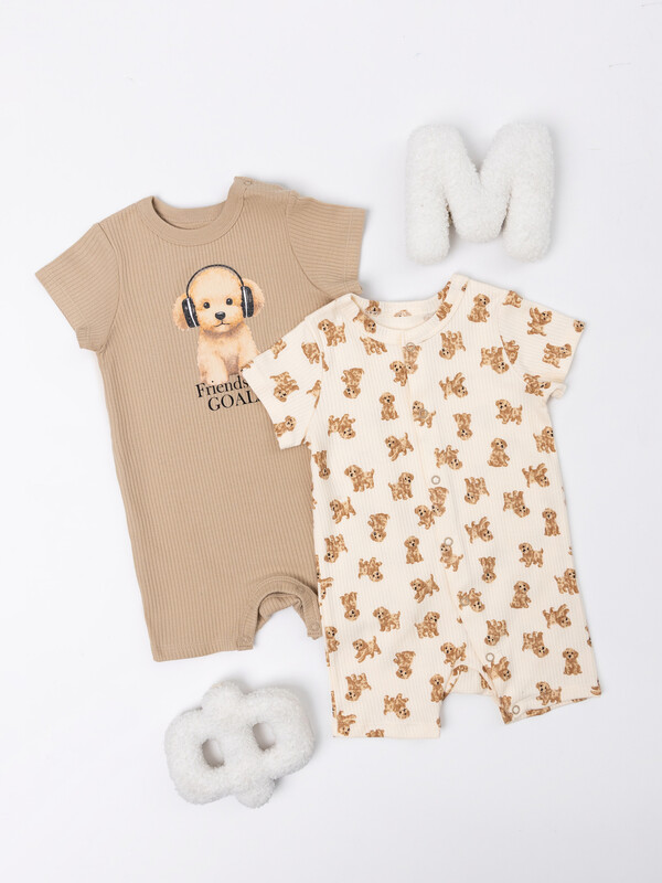 ПОЛУКОМБИНЕЗОН НАТЕЛЬНЫЙ ДЕТСКИЙ (2ШТ.) 13024-2