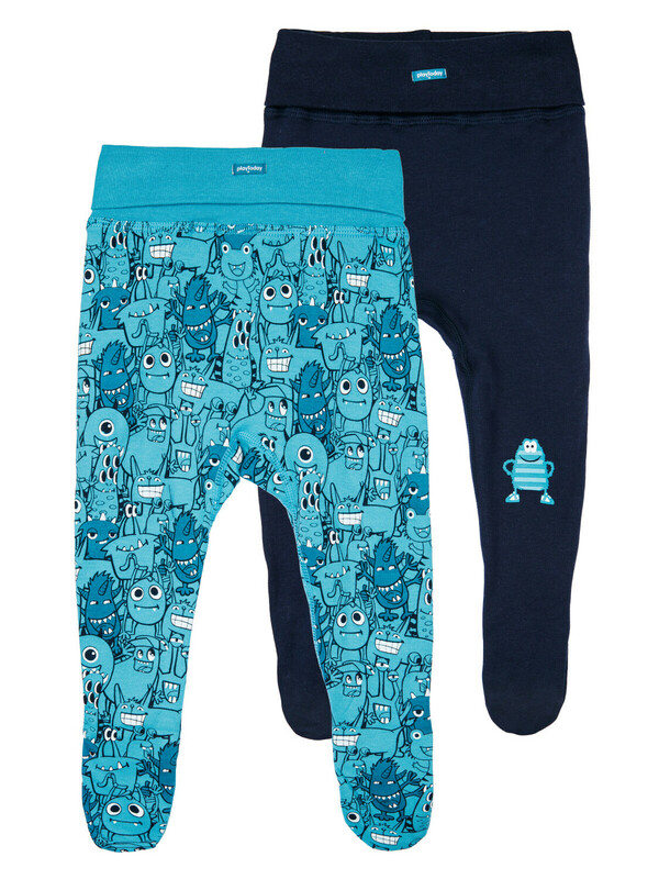 Ползунки детские трикотажные для мальчиков, 2 шт в комплекте