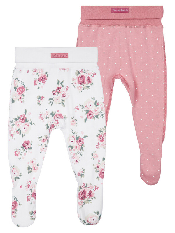 Ползунки детские трикотажные для девочек, 2 шт в комплекте