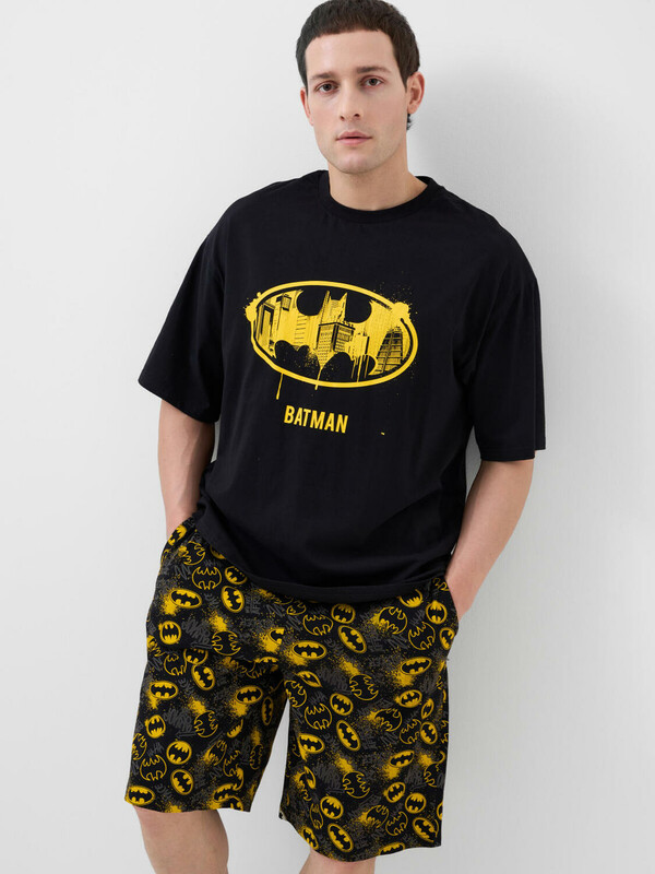 Комплект трикотажный для мужчин: фуфайка (футболка), шорты