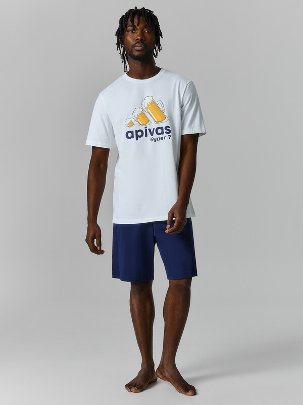 КОМПЛЕКТ МУЖСКОЙ (ФУТБОЛКА, ШОРТЫ) 591044