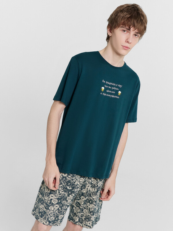 КОМПЛЕКТ МУЖСКОЙ (ФУТБОЛКА, ШОРТЫ) 591044