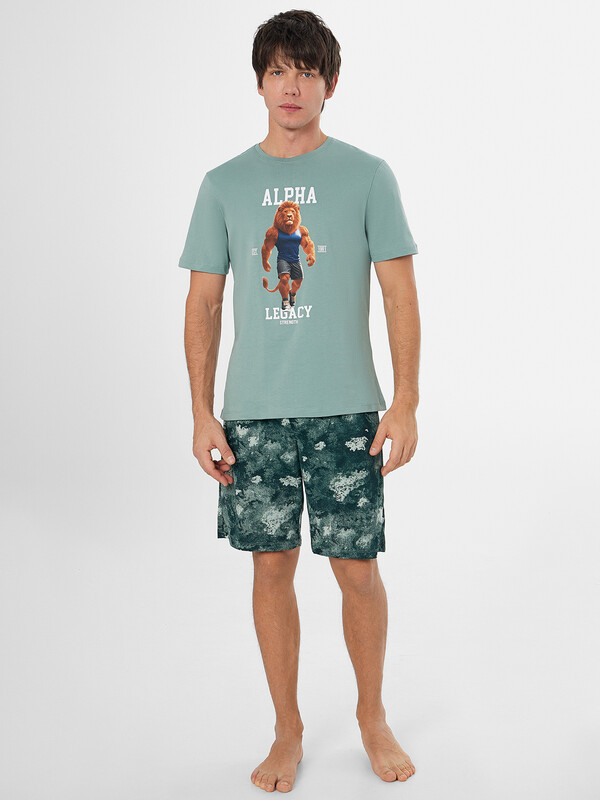 КОМПЛЕКТ МУЖСКОЙ (ФУТБОЛКА, ШОРТЫ) 591044