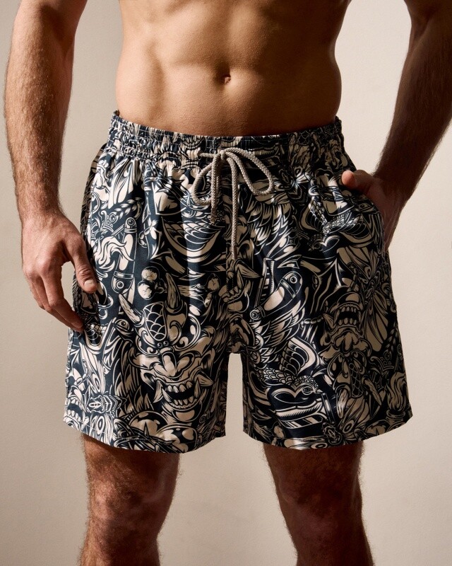 Пляжные шорты:муж. МОДЕЛЬ 1