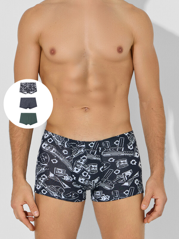 ТРУСЫ МУЖСКИЕ (3ШТ) 411229-3