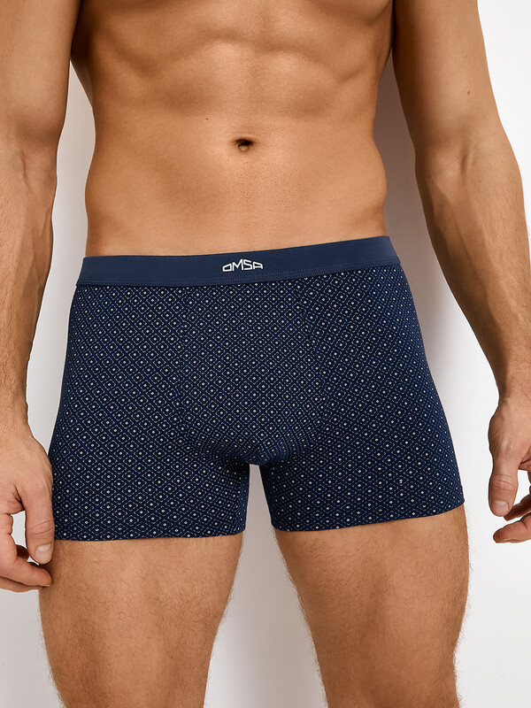 Боксеры Боксеры OmB 1236-25 Боксеры муж. с тканевой резинкой Принт, CO