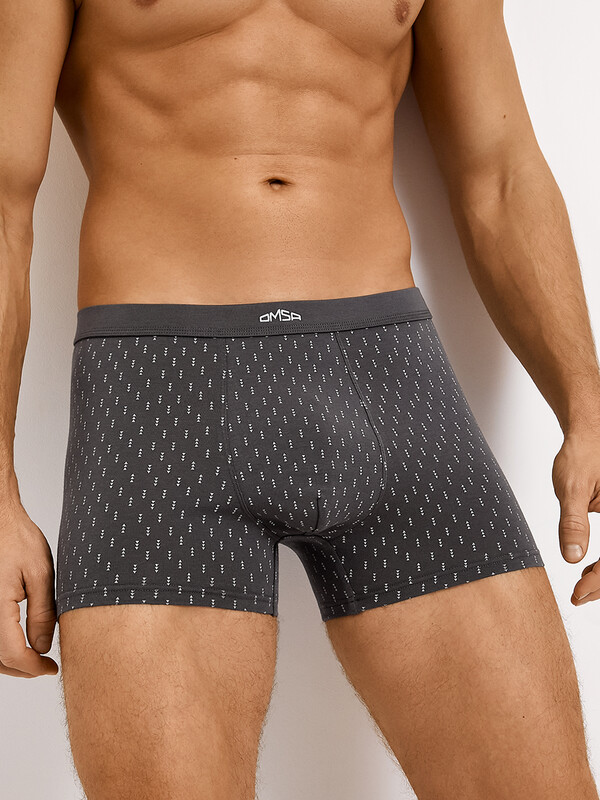 Боксеры Боксеры OmB 1236-25 Боксеры муж. с тканевой резинкой Принт, CO