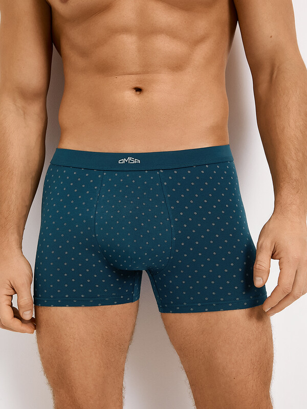 Боксеры Боксеры OmB 1236-25 Боксеры муж. с тканевой резинкой Принт, CO