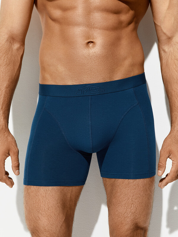 Боксеры Боксеры OmB 1250 Боксеры удлиненные мужские с открытой резинкой,BAMBOO+CO