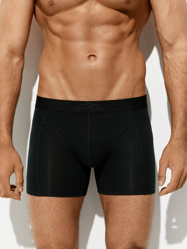 Боксеры Боксеры OmB 1250 Боксеры удлиненные мужские с открытой резинкой,BAMBOO+CO