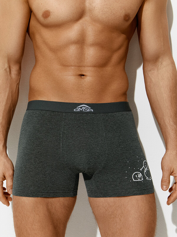 Боксеры Боксеры OmU 1234-24B New Year Боксеры мужские с открытой резинкой, CO