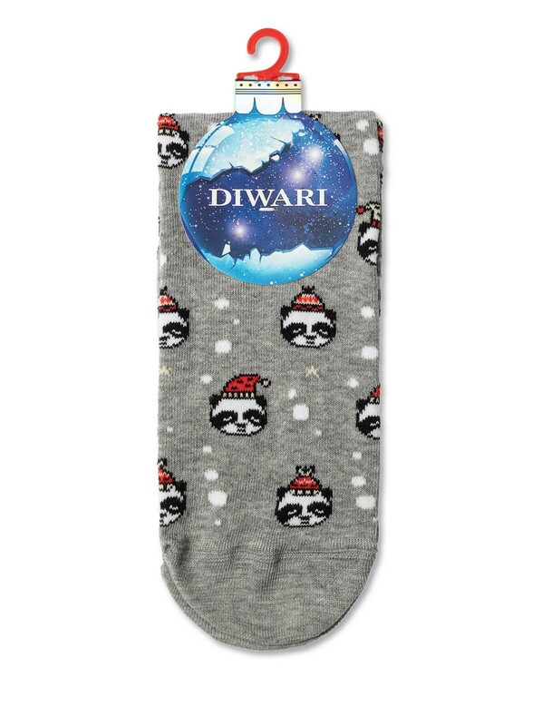 Носки мужские DIWARI Новогодние носки «Xmas panda»