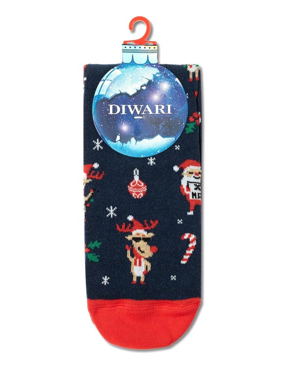Носки мужские DIWARI Новогодние носки «Holiday»