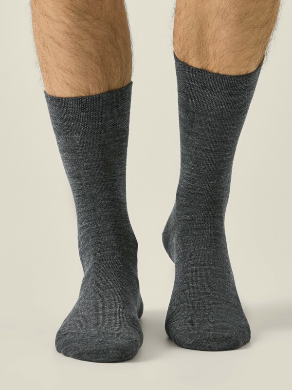 Теплые CONTE Удлинённые носки с шерстью и анатомической резинкой