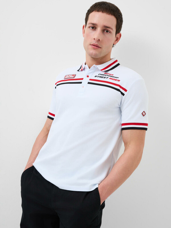 Джемпер трикотажный с воротником поло для мужчин