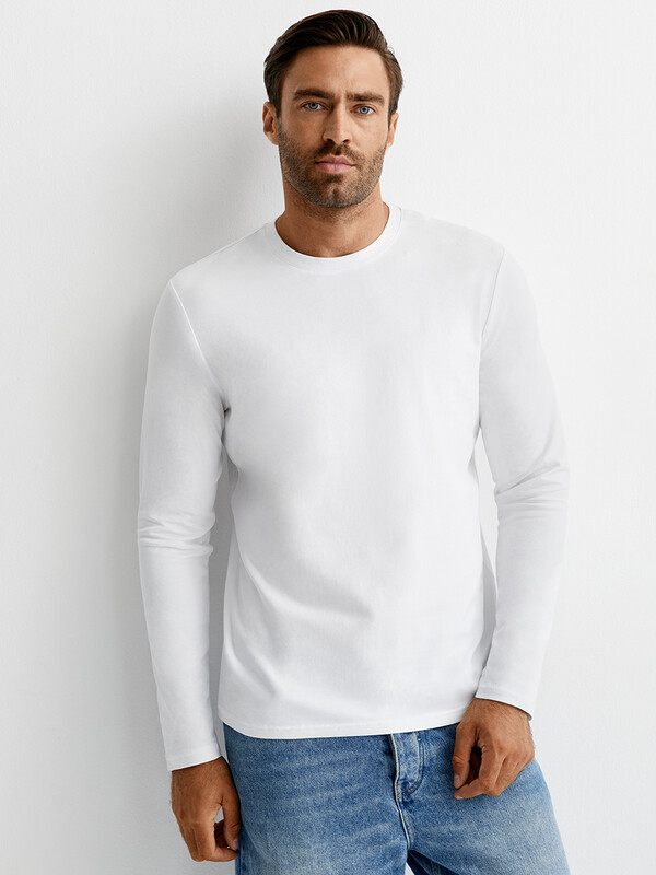 Лонгслив Лонгслив OmT_U 1631 Лонгслив муж. прямого кроя, CO+EL