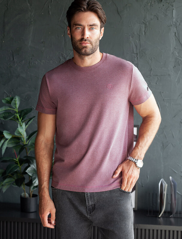 Футболка из премиального хлопка с эластаном