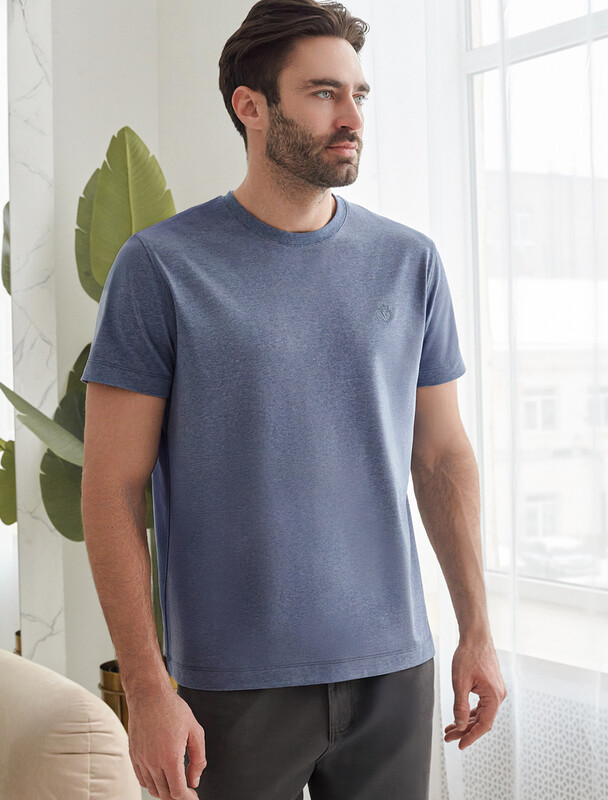 Футболка из премиального хлопка с эластаном