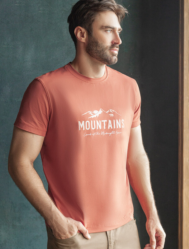 Футболка из премиального хлопка с авторским принтом