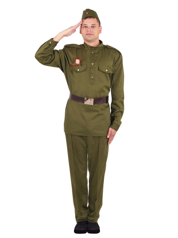 Солдат взрослый размер