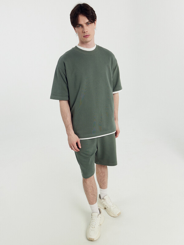 КОМПЛЕКТ МУЖСКОЙ (ФУТБОЛКА, ШОРТЫ) 191011