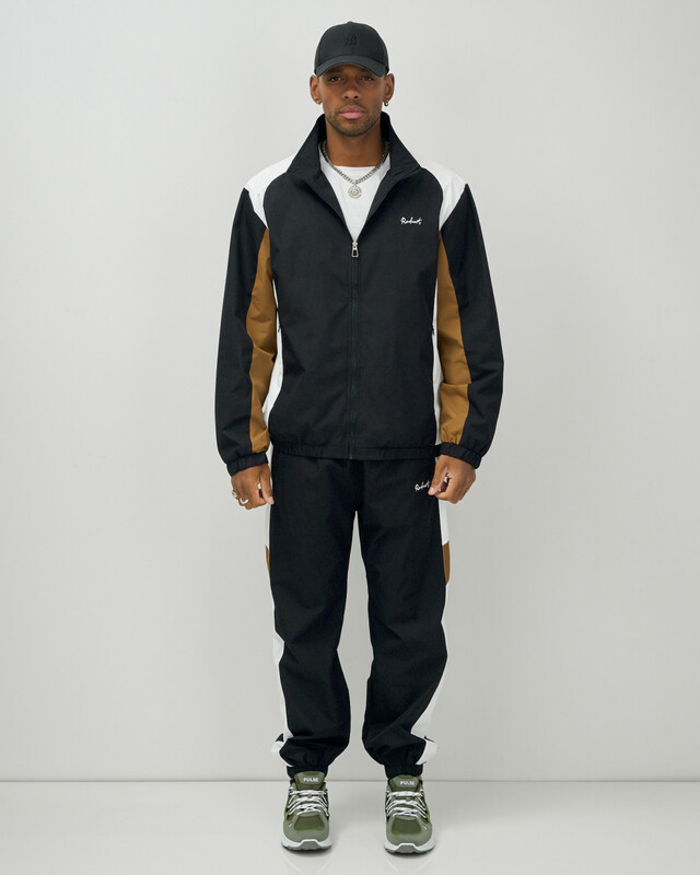 Спортивный костюм мужской весна-лето черного цвета 25710Ch