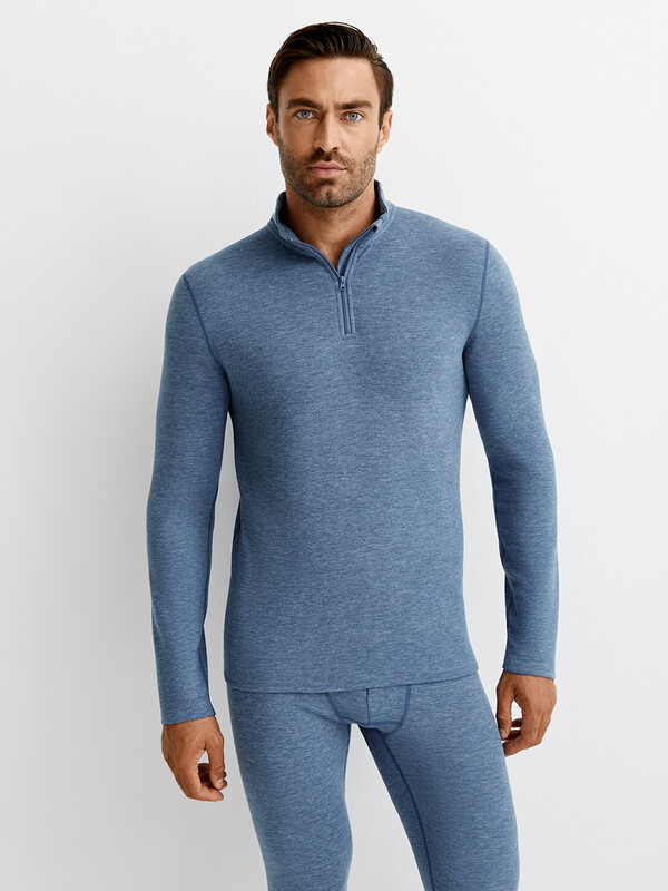 Термолонгслив Термолонгслив OmU 1623T 3D Лонгслив стойка молния муж. "Термо"