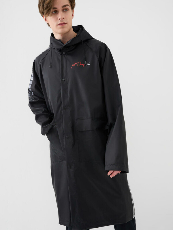 Плащ текстильный с полиуретановым покрытием для мужчин (дождевик)