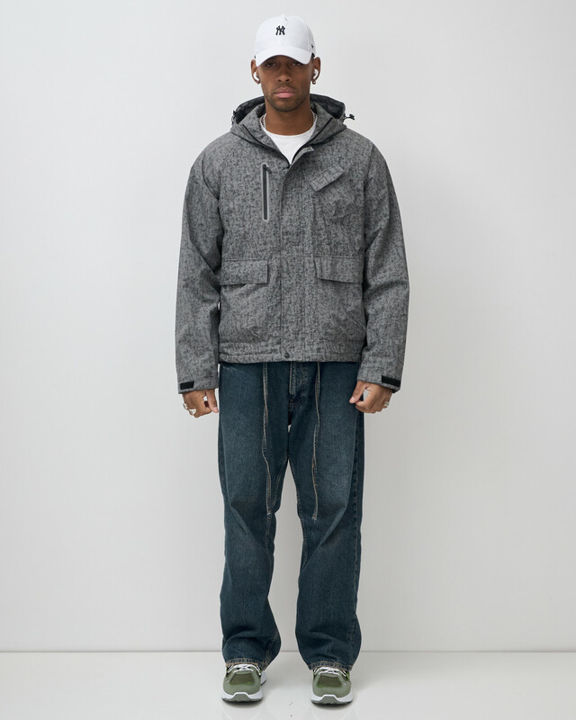 Куртка спортивная мужская весна осень серого цвета 25471Sr