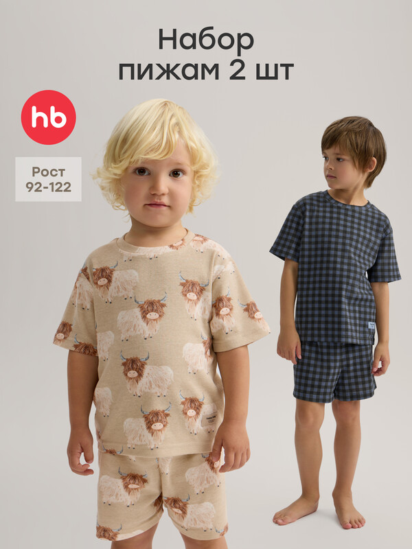 Пижама детская (футболка и шорты)