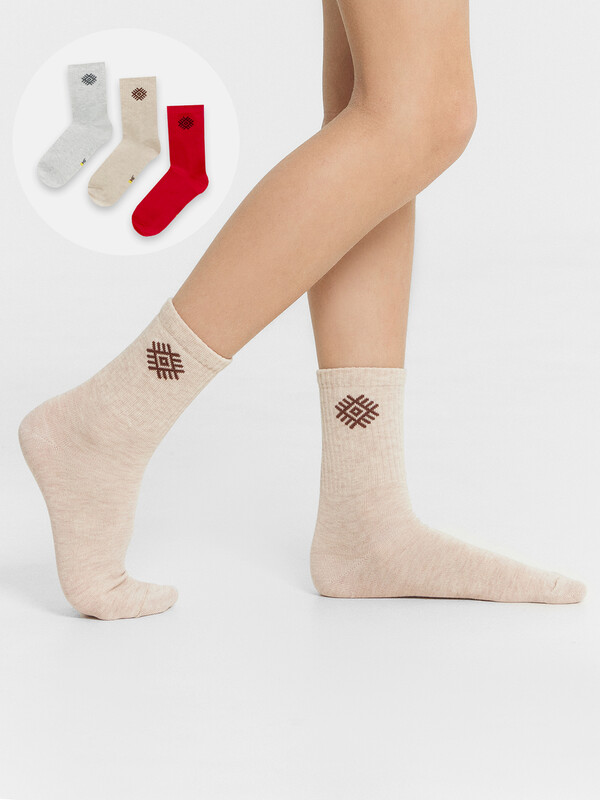 НОСКИ ДЕТСКИЕ (3 пары) 444A-2775