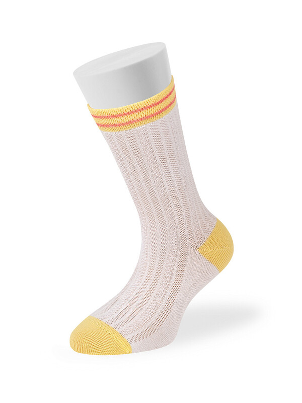 Носки Носки OMSA kids   Calzino 21C00 ажур - цветная пятка и мысок