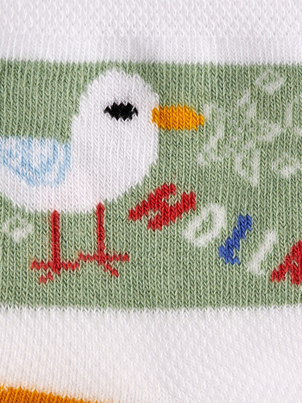 Носки Носки OMSA kids   Calzino 21P72 с ажурным переплетением сетка (Кит, Краб, Чайка)