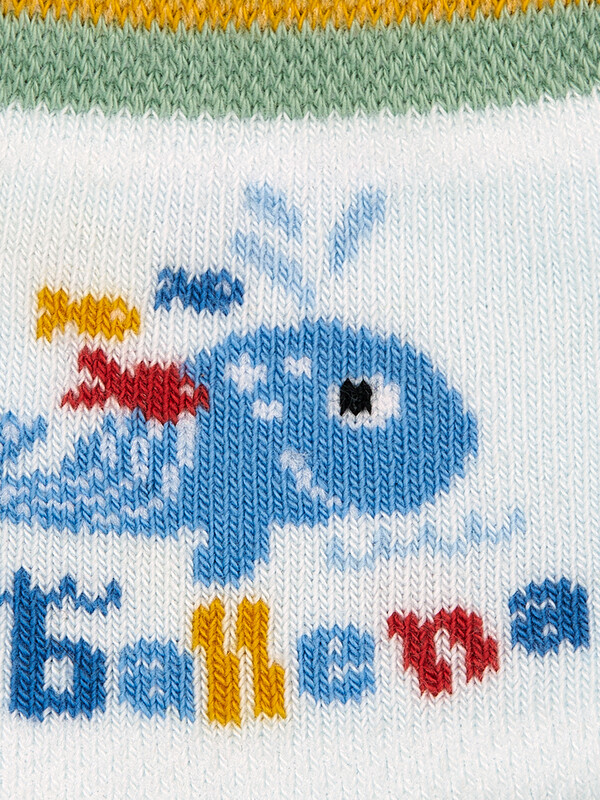Носки Носки OMSA kids   Calzino 21P72 с ажурным переплетением сетка (Кит, Краб, Чайка)