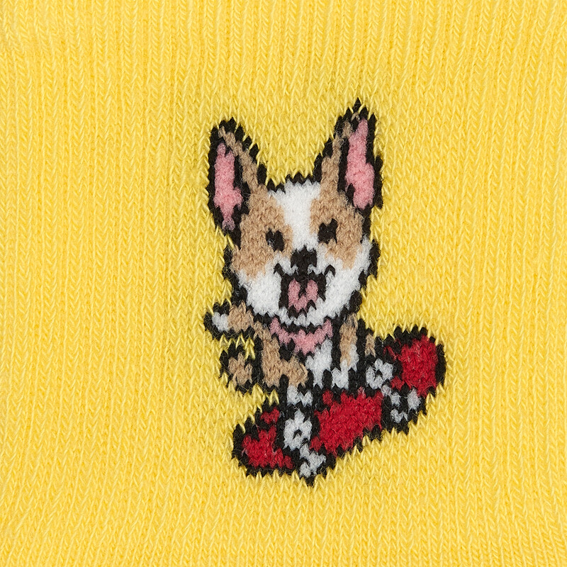 Носки Носки OMSA kids   Calzino 21P73 с рисунком на резинке (Корги)