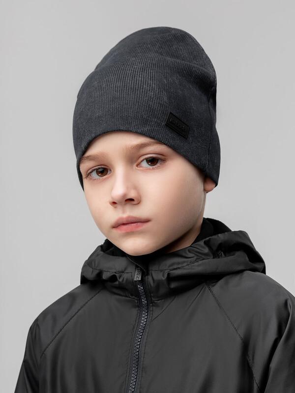 Шапка в рубчик