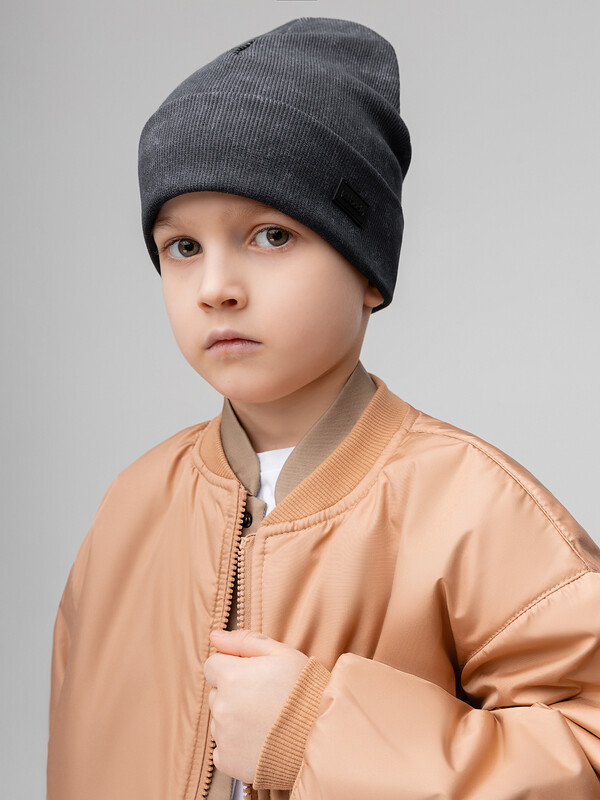 Шапка в рубчик