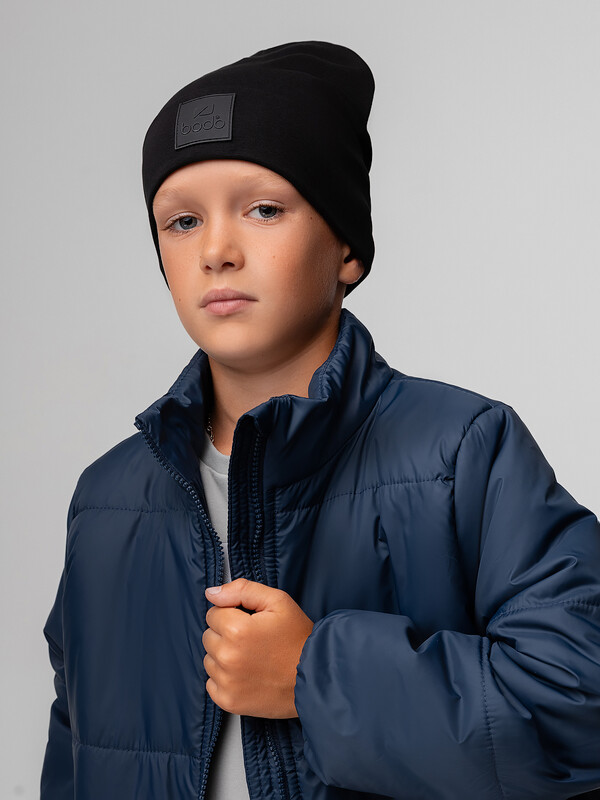 Шапка двойная с отворотом