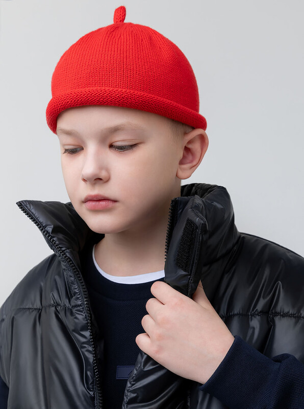 Шапка - "желудь" вязаная