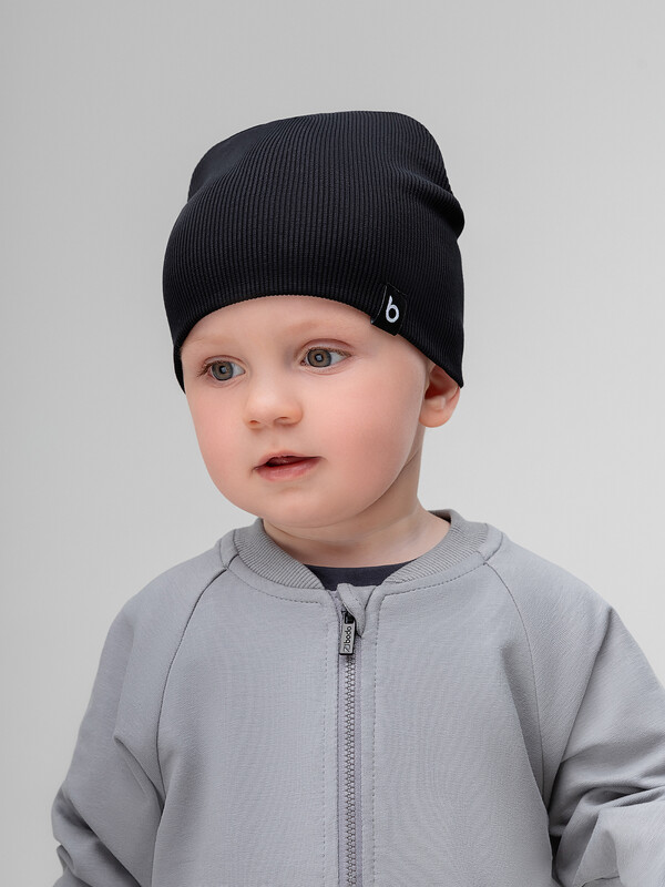 Шапка в рубчик для малышей