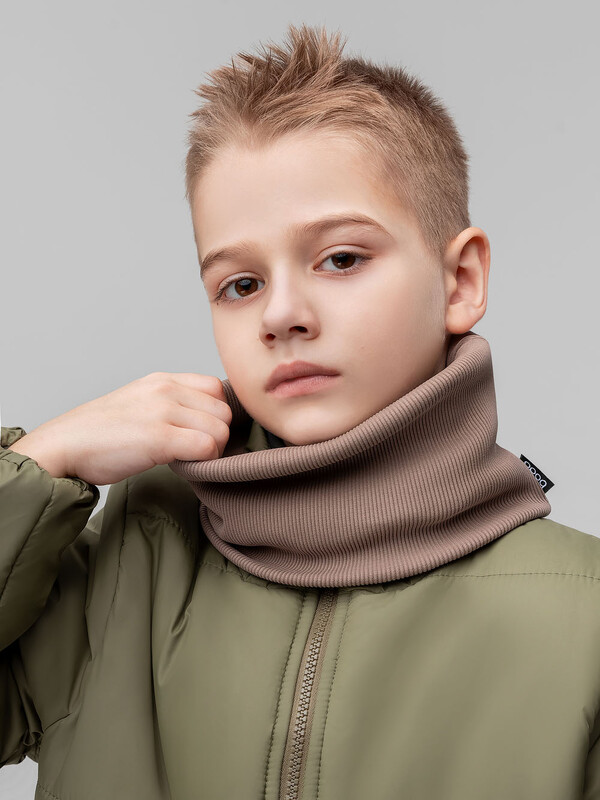 Шарф (Снуд) в рубчик