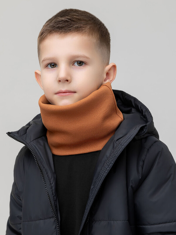 Шарф (Снуд) в рубчик