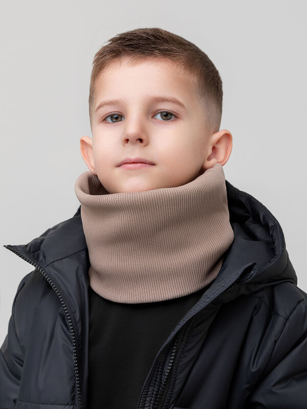 Шарф (Снуд) в рубчик